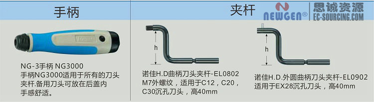 NG3400 諾佳(noga) 重型內孔倒角修邊器