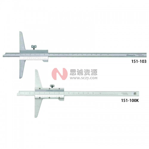 桂林廣陸游標深度尺151-103/151-100K